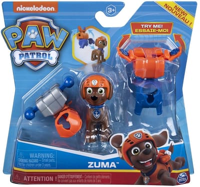 Spinmaster Paw Patrol Speelfiguur Zuma Inclusief Accessoires - Paw Patrol Actiefiguur