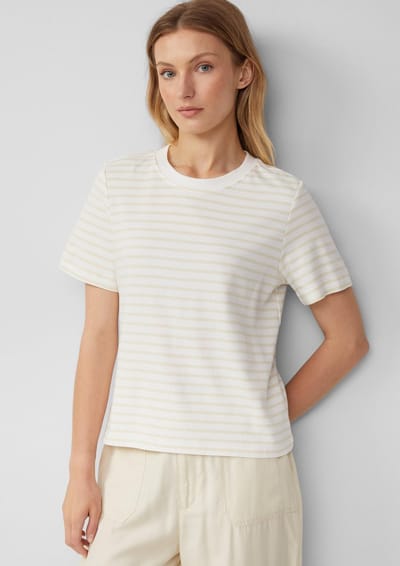 s.Oliver - female - Korter T-shirt van interlock-jersey