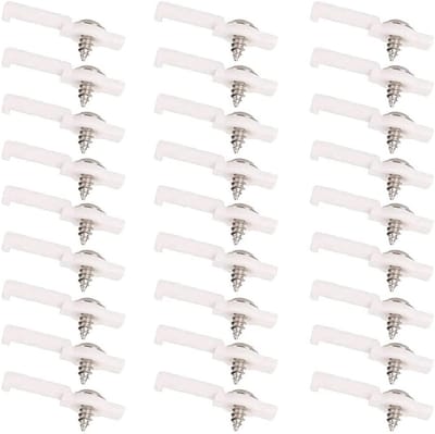 Set van 100 Lichtmontagebeugels voor LED-strips, Beugels voor 10 mm Brede LED-strips, Bevestigingsclips voor LED-verlichting