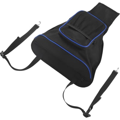 UTV Middenconsole Opbergtas 1680D Oxford Doek Vervanging voor Polaris RZR 570 800 800S 900(Zwart Blauw )