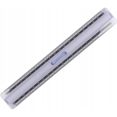 Memobe Dubbelzijdige Liniaal 20 cm - Transparant, Breukvast