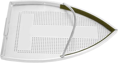 Strijkijzer Schoenovertrek - Strijkijzer Accessoire - Kleding Beschermen - Roestbestendig Aluminium - 21.5 x 15.5 cm - Zilver