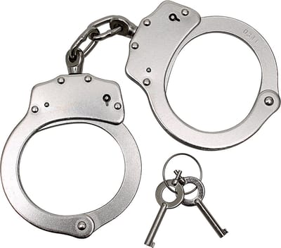 Rimba - Handboeien - Metalen Politie Polsboeien - Extra Zwaar - Verstelbaar