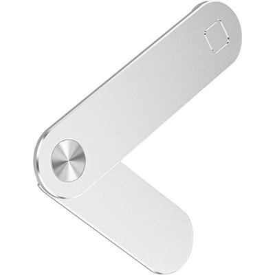 Laptop- en telefoonhouder van aluminiumlegering, draagbare magnetische houder voor laptopscherm, verstelbare telefoonhouder