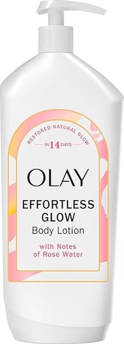 Olay - Effortless Glow Hydrating Body Lotion voor Vrouwen - Herstelt de Natuurlijke Glans van de Huid - Onmiddellijk Absorberend - Rozenwater - 532 ml