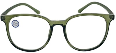 Fangle Computerbril Big Round double Olive PLANO