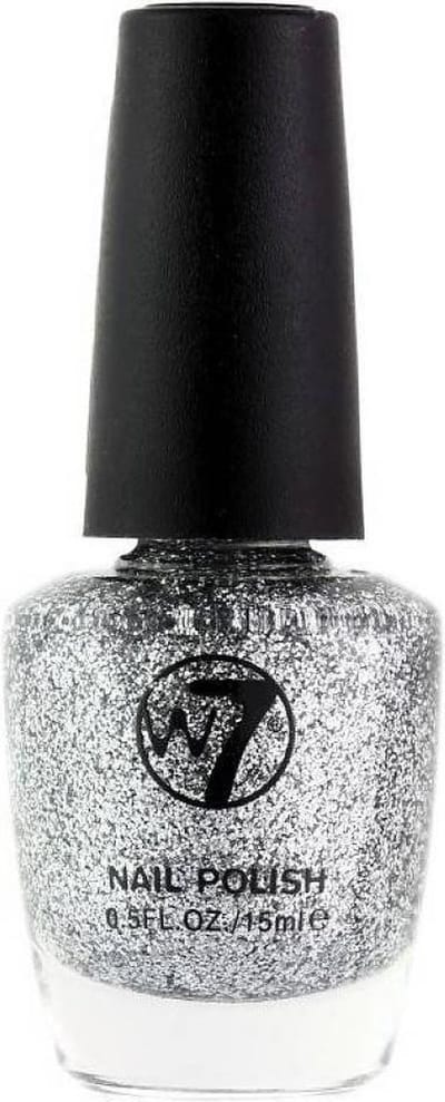 W7 Nagellak - nr. 5 Silver Dazzle 15 ml