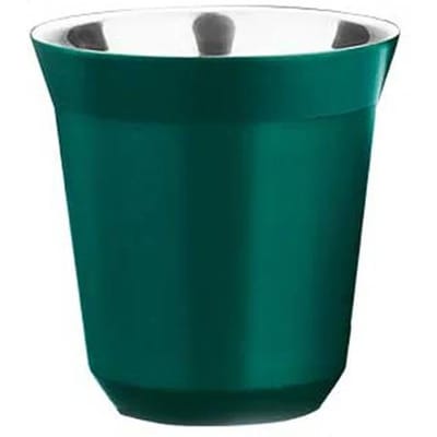 Outdoor Camping Espresso Mok Verdikt 304 Roestvrij Staal Dubbele Wand Koffiekopje Isolatie Theekopje Isolatie Koffiekopje 80ml groen