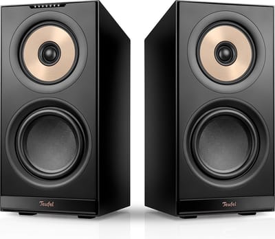 Teufel STEREO M 2 - Wifi/bluetooth boekenplankspeaker - 3-kanaals systeem - AirPlay 2 - Chromecast - Bluetooth - Multiroom compatibel - Set van 2 - zwart