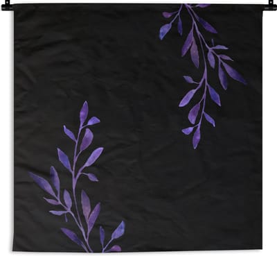Wandkleed - Wanddoek - Spreuken - Oma - De beste oma's herken je aan de liefste kleinkinderen - Quotes - 150x150 cm - Wandtapijt