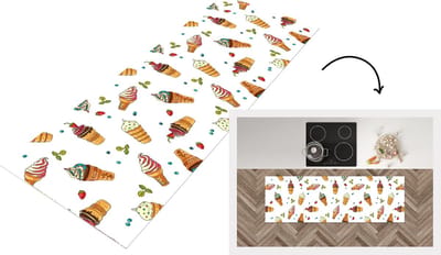 Keukenloper - Loper keuken - Patronen - Zomer - IJs - 150x50 cm - Keukenloper vinyl