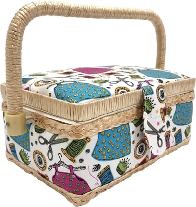 mavoa® Naaimand - Naaikoffer - Naaidoos - 20L x 13W x 9H