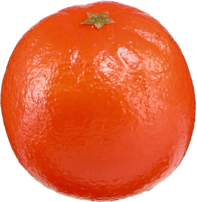 Realistische kunstmatige sinaasappeldecoratieve citrusvrucht Reticulat
