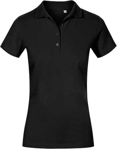 Damespolo 'Promodoro' met korte mouwen Black - S