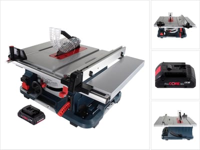 Bosch GTS 18V-216 Professional accu-tafelzaag 18 V 216 mm Biturbo Brushless + 1x ProCORE accu 4,0 Ah - zonder oplader