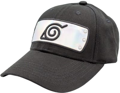 Boruto - Konoha Logo - Baseball Pet - Zwart
