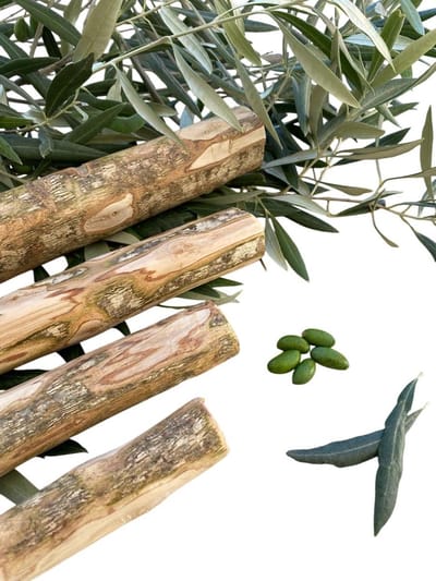Hondenspeeltje Olijfhout - Kauwspeeltje Stick - Gezond Kauwen - 100% Natuurlijk - Maat XL - Bruin