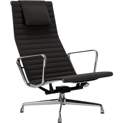 Vitra - Aluminium Chair - EA 124 - verchroomd - Hopsak - donkergrijs - 4 - 6 Wochen