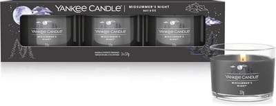Geurkaarsen Geschenkset - Midsummer's Night Gevulde Offerkaarsen - 3 Stuks Sojamix