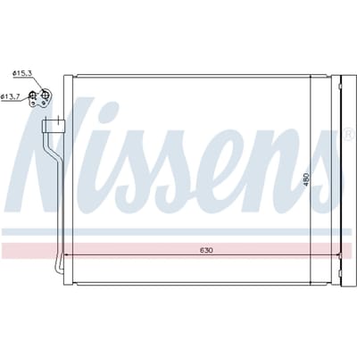 Condensor, airconditioning NISSENS 940288