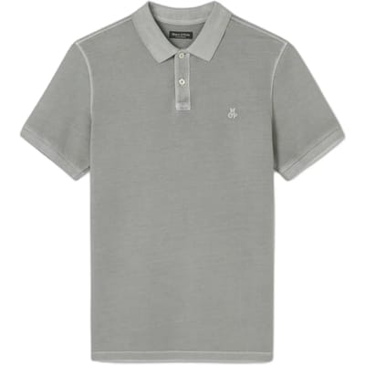 Marc O'Polo regular fit polo - heren poloshirt - grijs