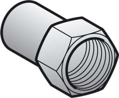 Geberit Mapress Inzetstuk verzinkt 15 mm 1/2 bidr