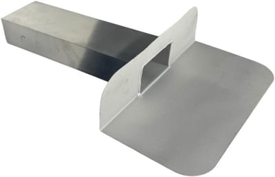 Universele Dakafvoer - Plat Dak Afvoer - Water Afvoeren - Zijwaartse Uitloop - 60x100x330mm - Zilver