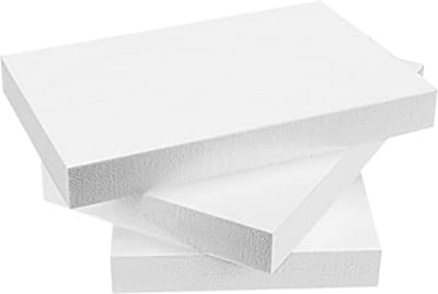Schuimblokken 5 cm dik - 43 x 28 cm - 3 stuks voor kunst en modelleren