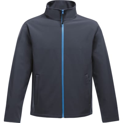 Regatta Opmerkelijk Heren Ablaze Afdrukbaar Softshell-jasje (Marine / Frans Blauw)