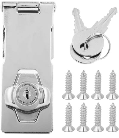 Dailygoods- Kastslot Draaiknopvergrendeling - Zinklegering