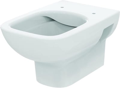 Hangtoilet RimLS+ - Wandtoilet Toiletpot - Ruimte Besparen - RimLS+ Afvoertechnologie - Variabele Wandmontage - Wit