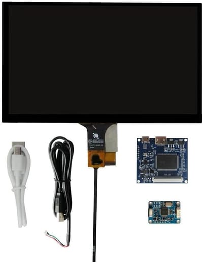 Draagbaar LCD Scherm - Mini Touchscreen Display - DIY Projecten Uitbreiden - Universele Compatibiliteit - 9 inch - Niet gespecificeerd