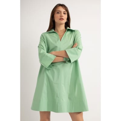 Josephine & Co Daley Dress Sea Green Size: 34 | Shirt Dresses Outlet | Dames | Groen