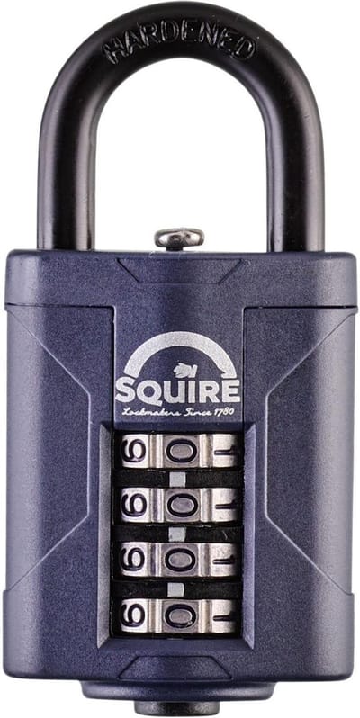 Squire CP40 - Hangslot - Cijferslot - Sterk en compact slot - Voor binnen en buiten - 40 mm