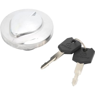 Motorfiets IJzeren Brandstof Gasdop Olietankdeksel Past voor Rebel ACE750 85?16 white
