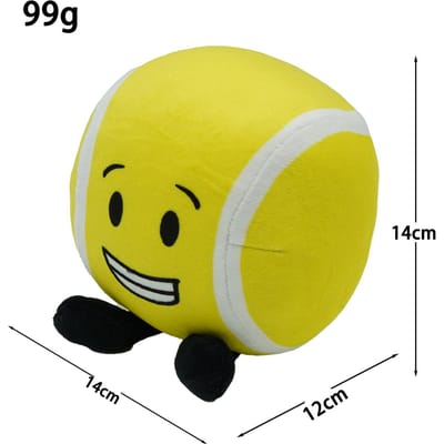 Tennisbal Pluche Anime Merchandise Zachte Pop Verzameling Kamer Decoratie Speelgoed Kind Fan Verjaardagscadeaus Nieuw yellow