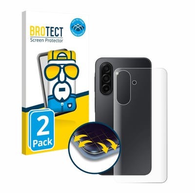 BROTECT - Screenprotector voor Samsung Galaxy A17 5G (Achterkant) - Folie Beschermfolie transparant volledig dekking - 2 Stuks
