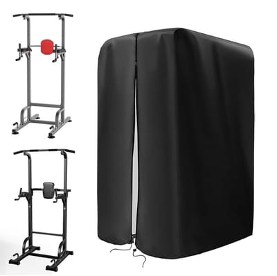 Pull Up Station Cover - Fitnessrek Beschermhoes - Apparatuur Beschermen - Waterdichte Ritssluiting - 102 x 107 x 163 cm