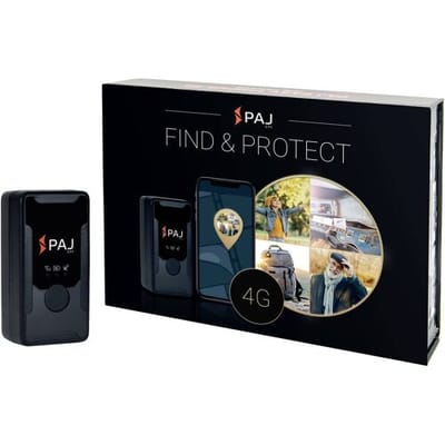PAJ GPS EASY FINDER 4G GPS-tracker Personentracker, Multifunctionele tracker, Bagagetracker Zwart 1 stuk(s)