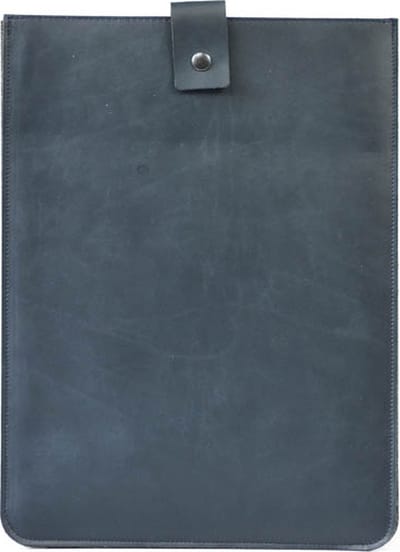 Laptop hoes NOUK -14 inch - Laptopsleeve - Nacht Blauw - Gerecycled leer - Duurzaam