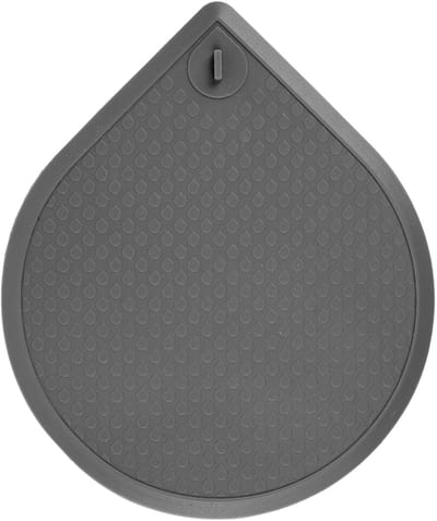 stop, 1 stuk, donkergrijs, van siliconen, 17 x 15 cm stop, badkuipstopper voor tot Ø 130 mm afvoeren, wastafelstop, afvoerstopper voor badkuip, douche, wastafel, gootsteen