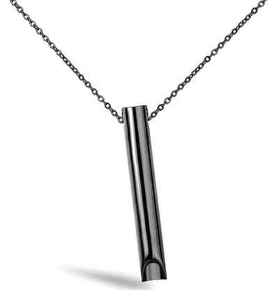 Dailygoods- Halsketting Roestvrij Staal - Anti-stress Aandachtsketting - Ademhalingsketting - Innerlijke Rust - Comfort en Plezier - Vervaardigd in Europa