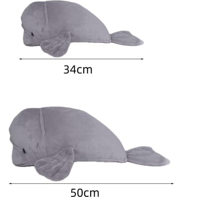 34Cm50Cm Kawai Morgan De Zeekoe Pluche Speelgoed Zacht Oceaanwezen Cadeau Kinderen Zeeleven Liefhebbers Knuffelbare Zeekoe Kerstcadeau