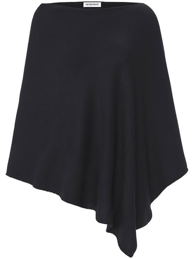 Poncho in asymmetrisch model Van Peter Hahn zwart