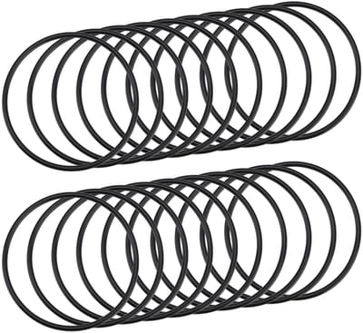Dailygoods- O-ringen Nitril Rubber 20 Stuks - 76 mm Buitendiameter - 70 mm Binnendiameter - 3 mm Breedte - Afdichting - Professionele Ontwerpen - Afdichtingen