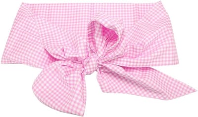 Katoenen Swaddle Wrap - Baby Inbakerdoek - Fotoshoots Baby - Grote Strik Decoratie - 184 x 14 cm - Rood