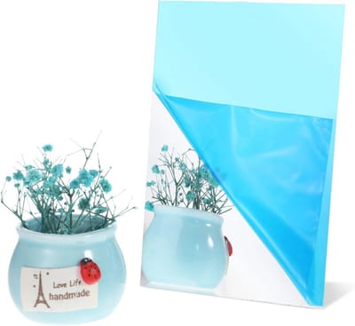 Zelfklevende spiegelfolie voor wanddecoratie - Set van 10 flexibele spiegels 15 x 10 cm (onbreekbaar)