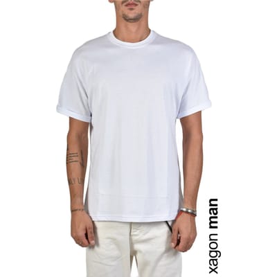 Xagon Man T-Shirt Mannen Wit