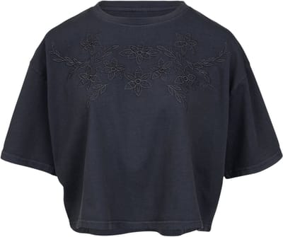 Brunotti - Dilola - T-Shirt Pirate Black - Dames - 100% Katoen - Relaxed Fit - L