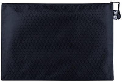 Dailygoods- Documententas waterdicht - 5 stuks - schrijfwarentas - opbergtas voor documenten - ritssluiting - canvas - 38 x 27,5 cm